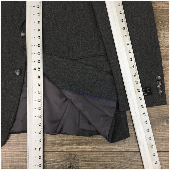 New‎ Jos A Bank Mens Blazer Sport Coat Two Button Casual Jacket 44L Wool Suits - Picture 13 of 13